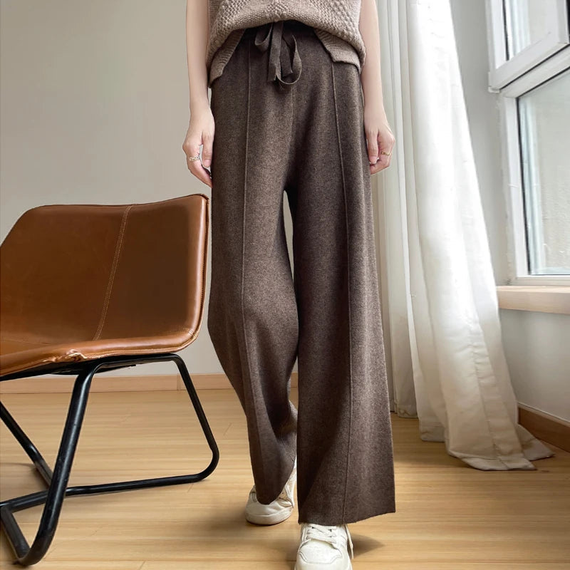 Comfortable Cashmere Pants - BritishElegance