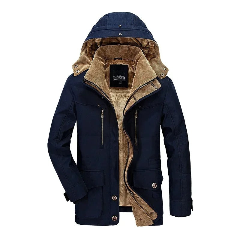 Warm Waterproof Hooded Jacket - BritishElegance