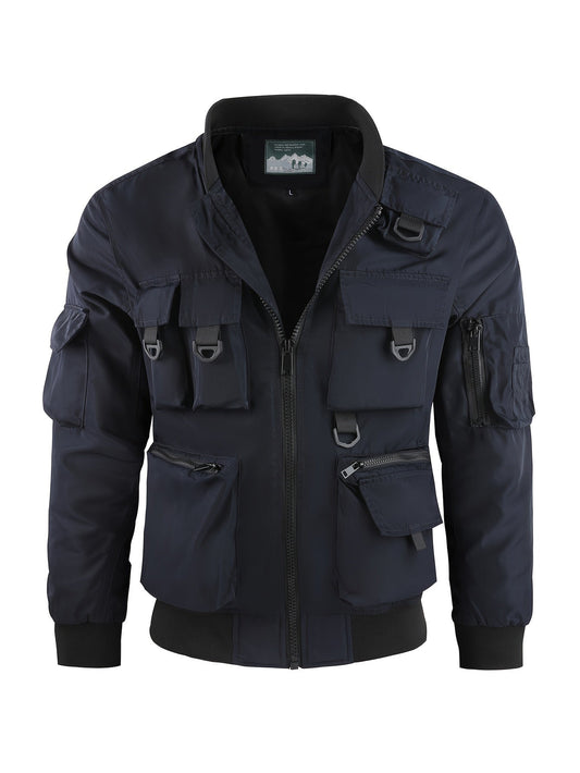 Waterproof Men's Tactical Jacket with Multiple Pockets - BritishElegance
