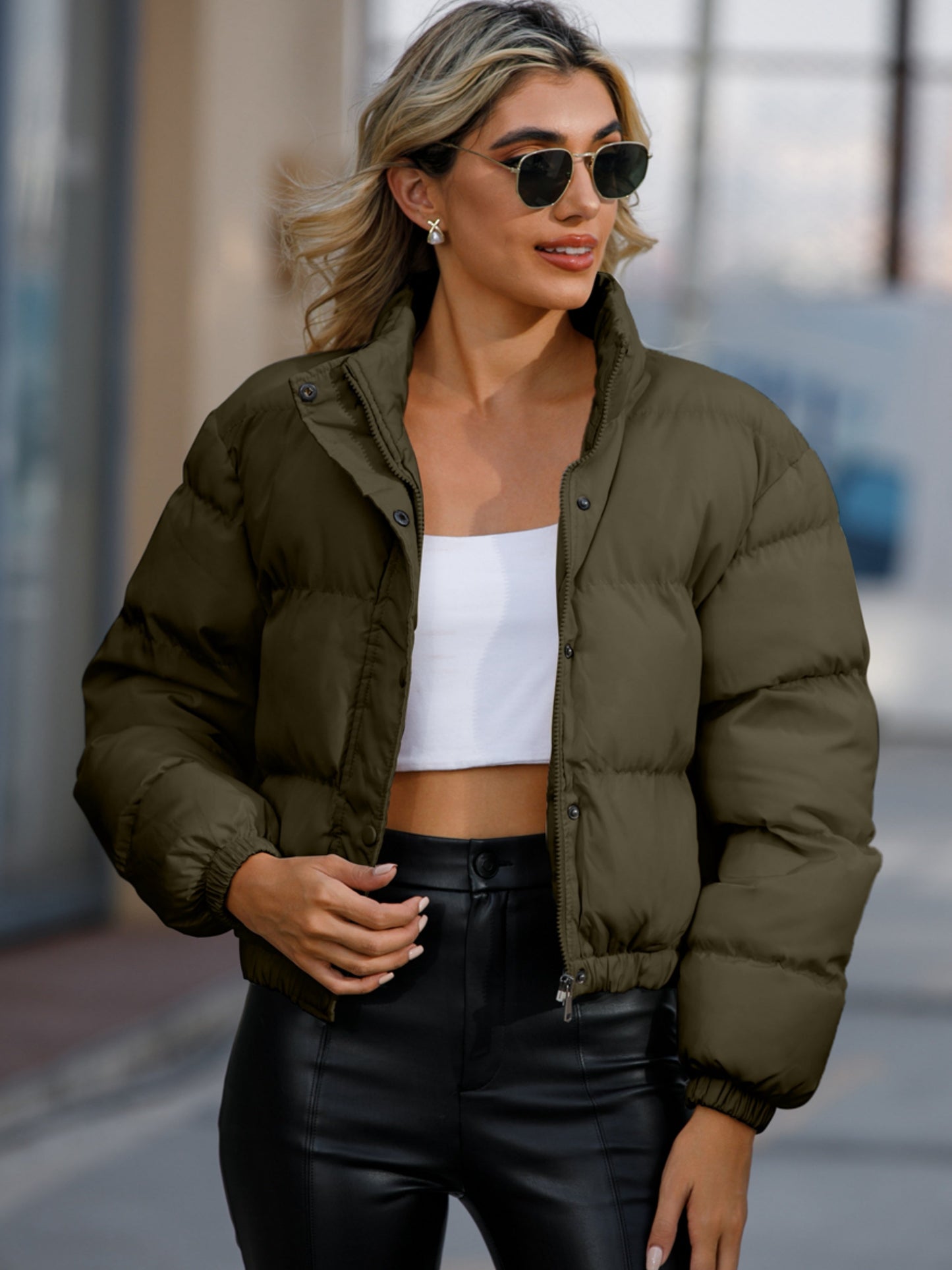 Comfy Padded Women's Winter Parka Coat