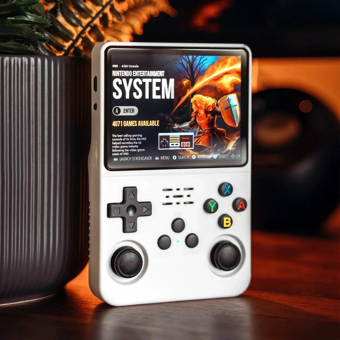 Classic Portable Game Console with HD Display and USB