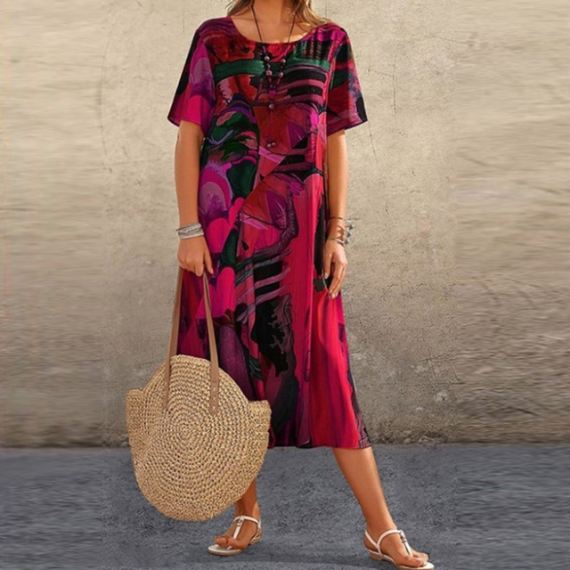 Lightweight Women's Floral Sundress for Summer
