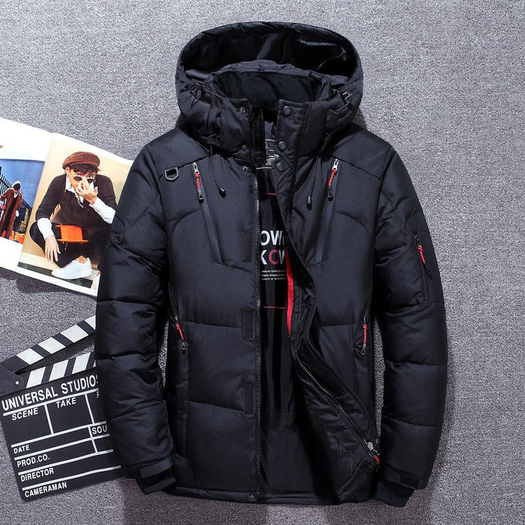 Modern hooded winter jacket, Mayo