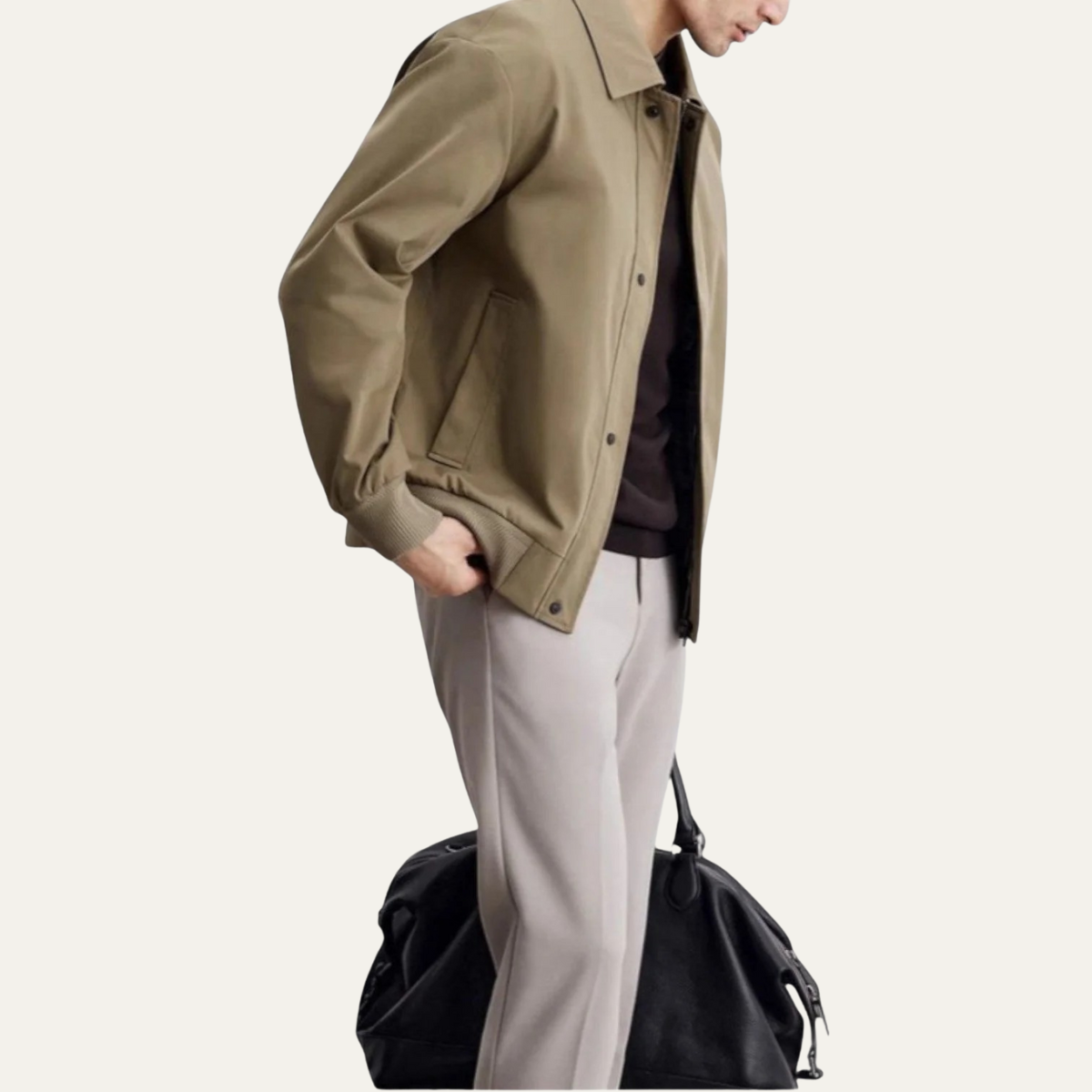 The Bologna Men's Elegant Lightweight Autumn Coach Jacket
