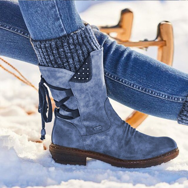 Warm Womens Snow Cowboy Boots