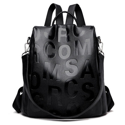 GuardGlam | Anti-Theft New Women Backpack High Quality Soft Leather Backpack