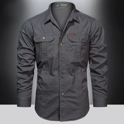 Versatile cargo shirt for men