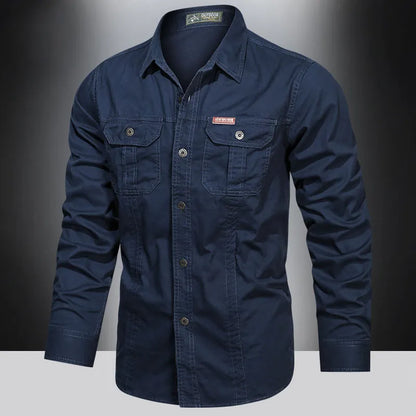 Versatile cargo shirt for men