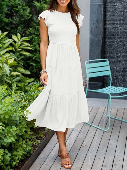 Elegant Lightweight Maxi Layered Dress