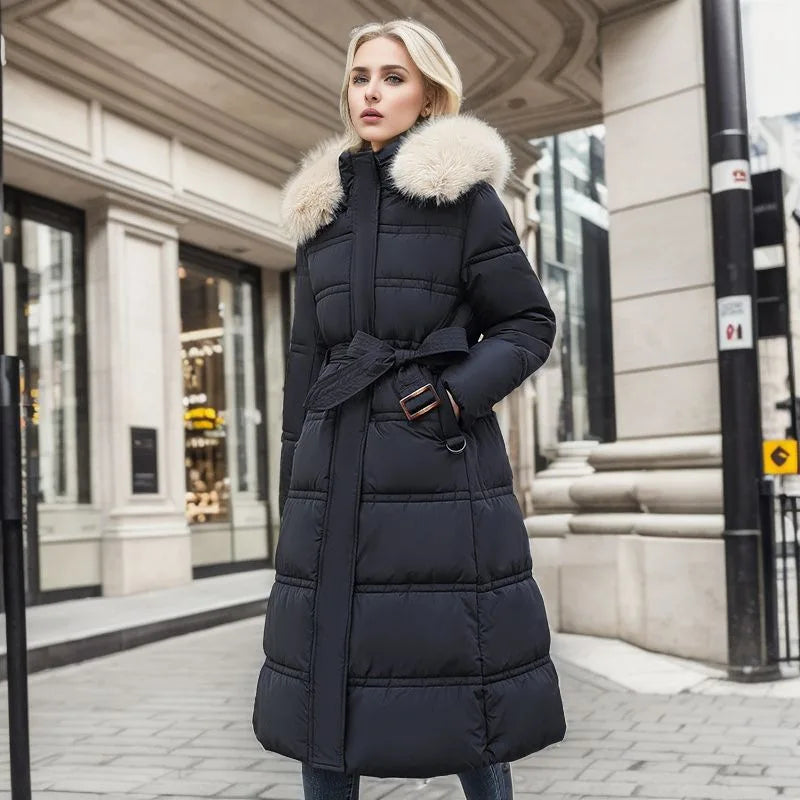 Cozy Faux Fur Women's Winter Parka Coat