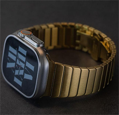 Stainless Steel Apple Watch Band with Secure Clasp