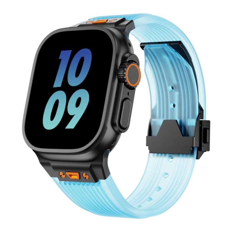 Clear Soft Apple Watch Silicone Strap Band