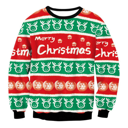 3D Printed Christmas Crewneck Sweat