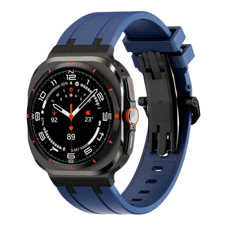 Durable Soft Strap with Metal Clip for Samsung Watch Ultra