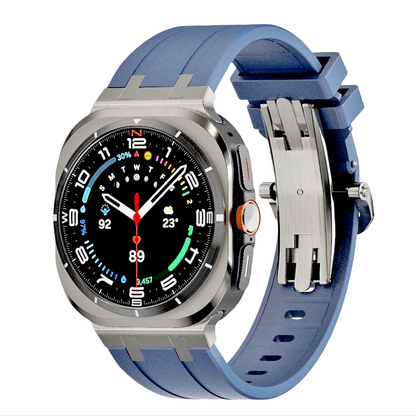 Durable Soft Strap with Metal Clip for Samsung Watch Ultra