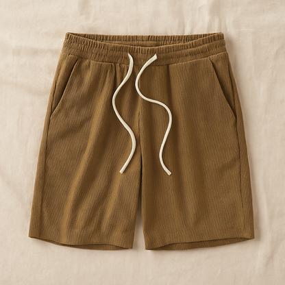 Crest | Waffle Knit Shorts – Soft Breathable Casual Lounge Shorts