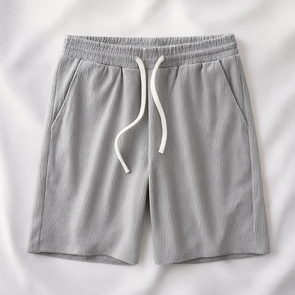 Crest | Waffle Knit Shorts – Soft Breathable Casual Lounge Shorts
