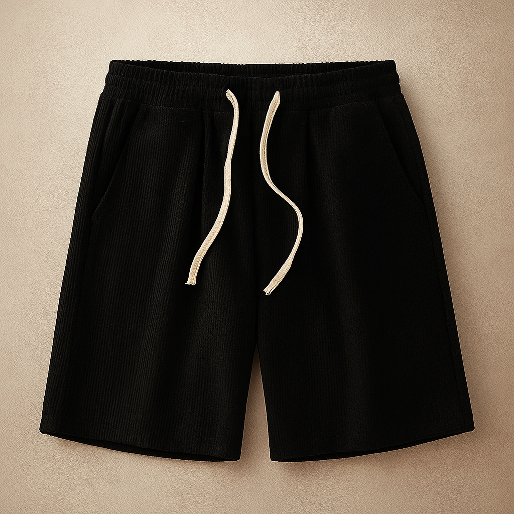Crest | Waffle Knit Shorts – Soft Breathable Casual Lounge Shorts