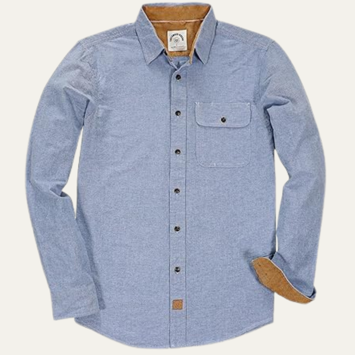 The Palermo Men’s Casual  Long Sleeve Plaid Button Down Flannel Shirt