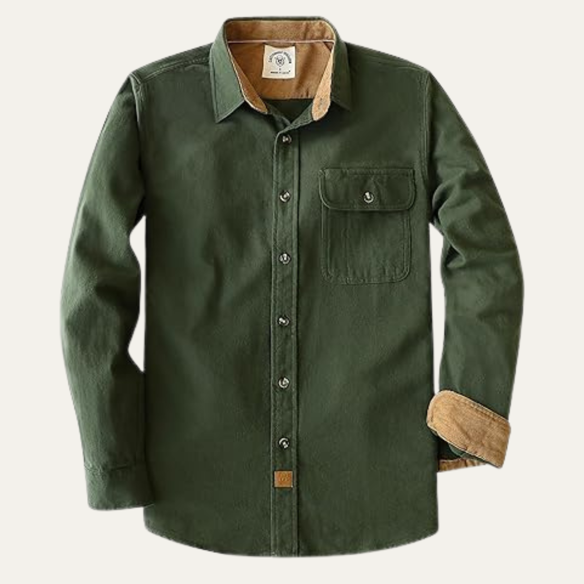 The Palermo Men’s Casual  Long Sleeve Plaid Button Down Flannel Shirt