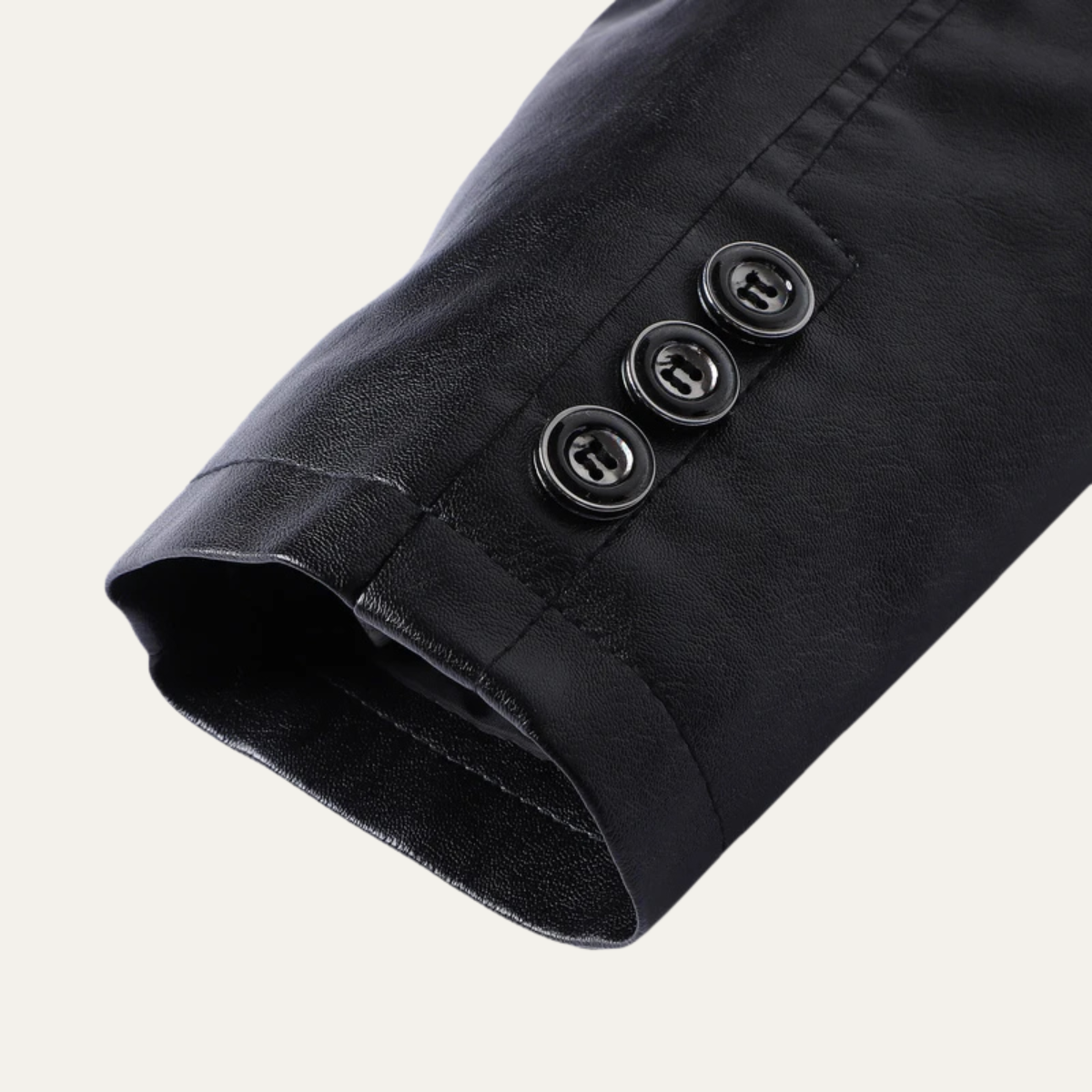 The Riomaggiore Men's Smart Casual Faux Leather Jacket