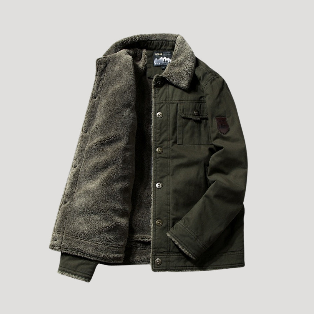 Men's Heavy Duty Fleece Lined Work Jacket