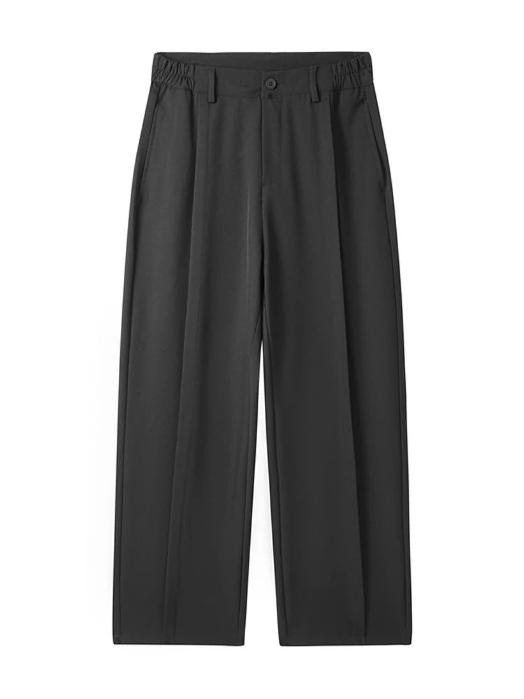 Classic Comfortable Men's Pleated Trousers