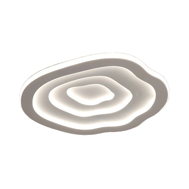 Stylish Wave Acrylic LED Ceiling Light Soft White - BritishElegance