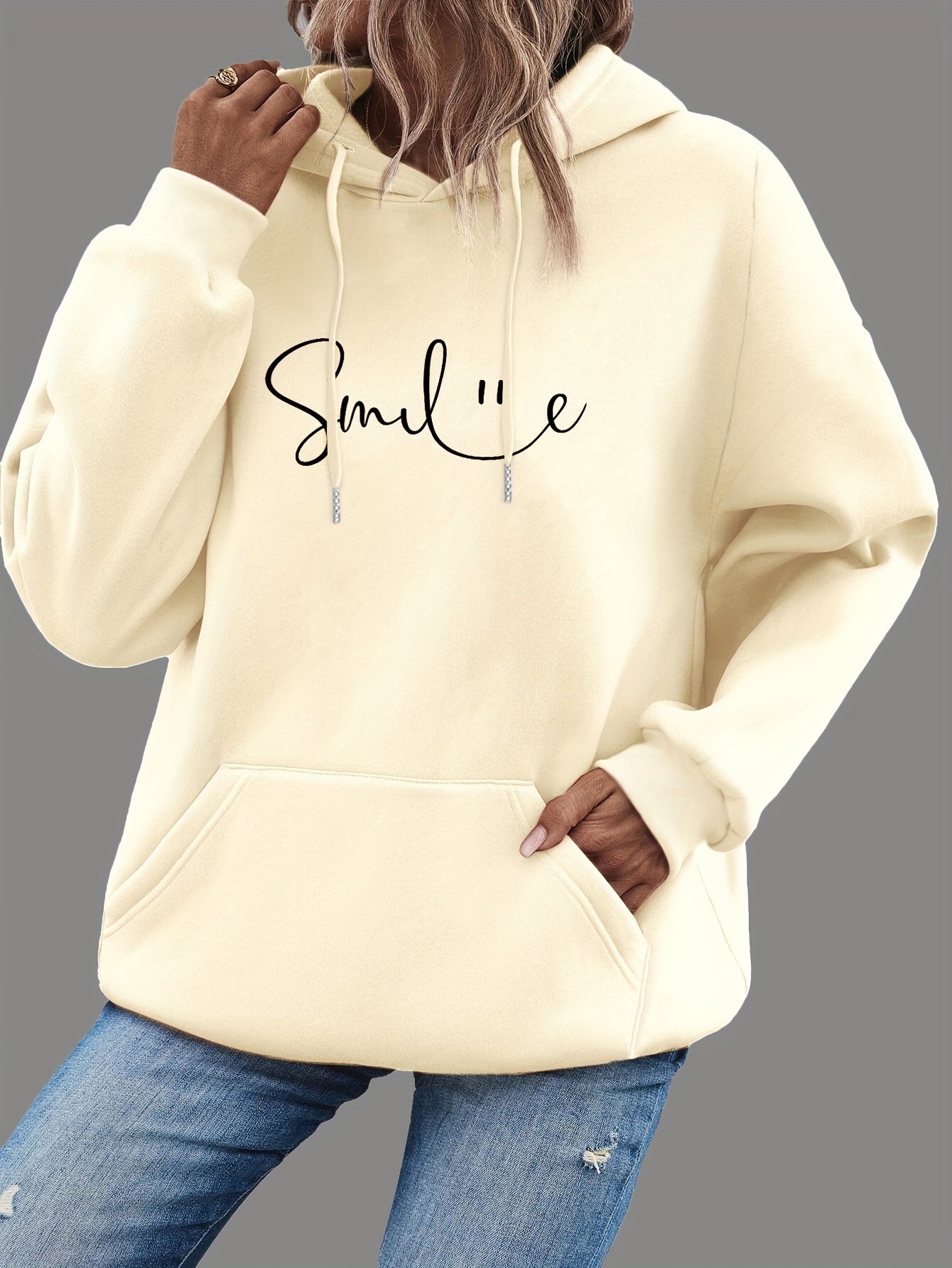 Cozy Women's Funny Hoodie with Pouch Pocket - BritishElegance