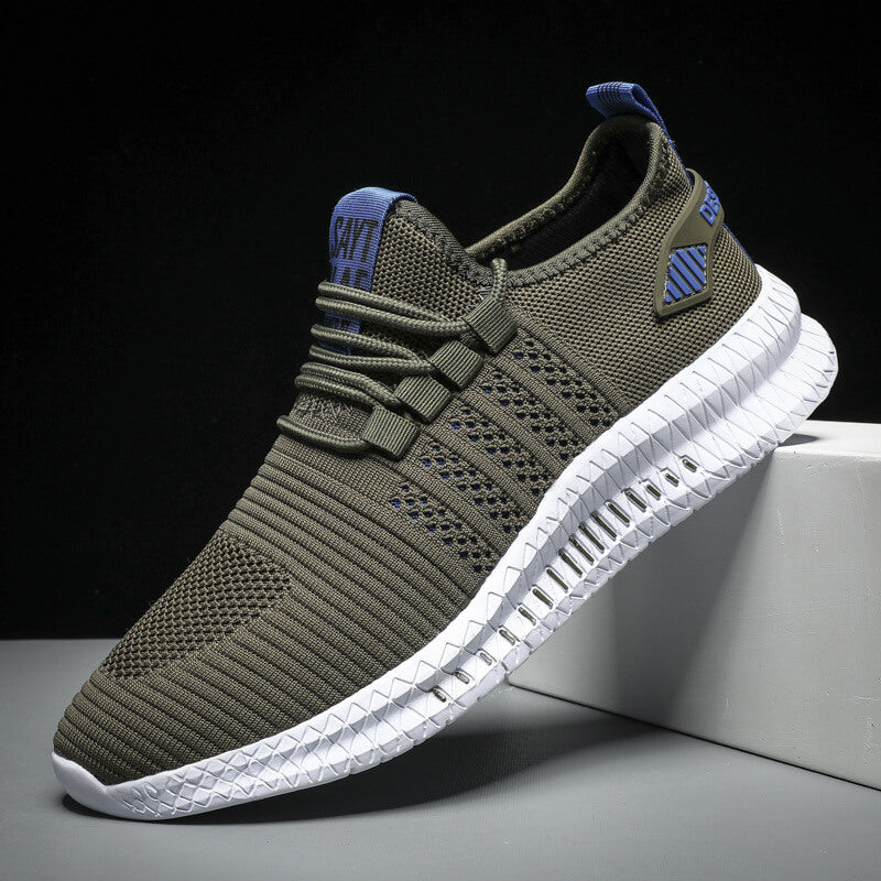 Men's Airy Running Shoes - Flexible Fit Sport Sneakers - BritishElegance