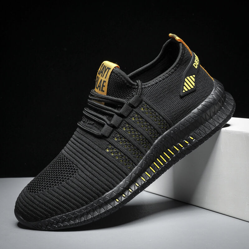 Men's Airy Running Shoes - Flexible Fit Sport Sneakers