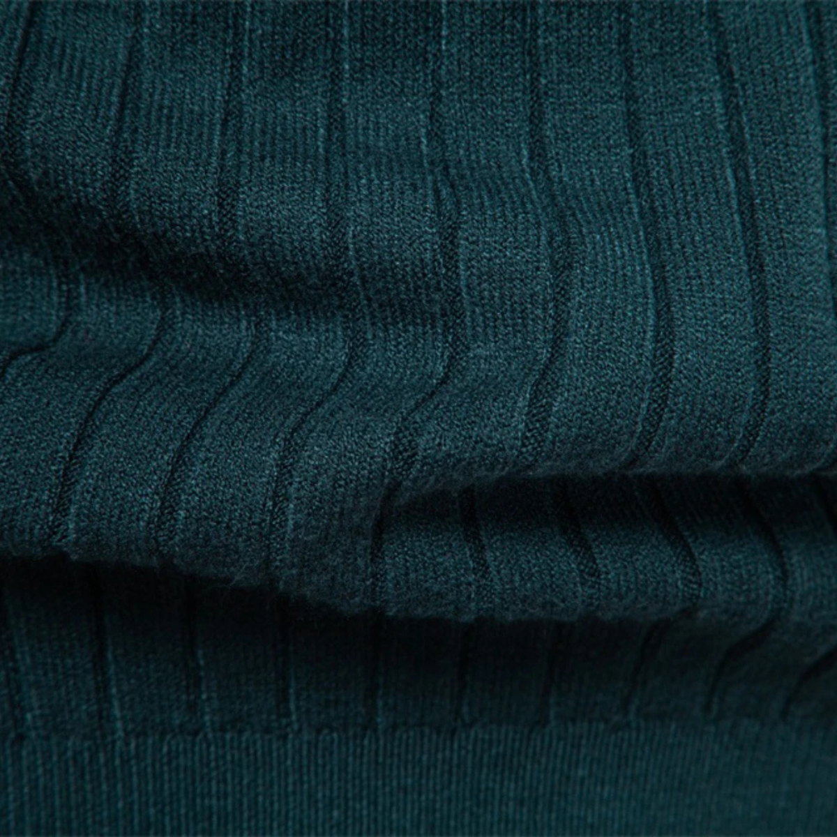 The Minori Men’s Premium Knit Ribbed Turtle Neck Jumper