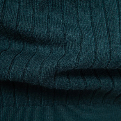 The Minori Men’s Premium Knit Ribbed Turtle Neck Jumper
