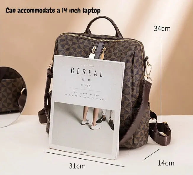 Averra | Stylish Convertible Backpack with Clutch – Water-Resistant, Spacious & Versatile