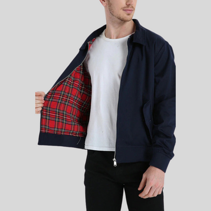 Men’s Classic Zip Front Harrington Jacket