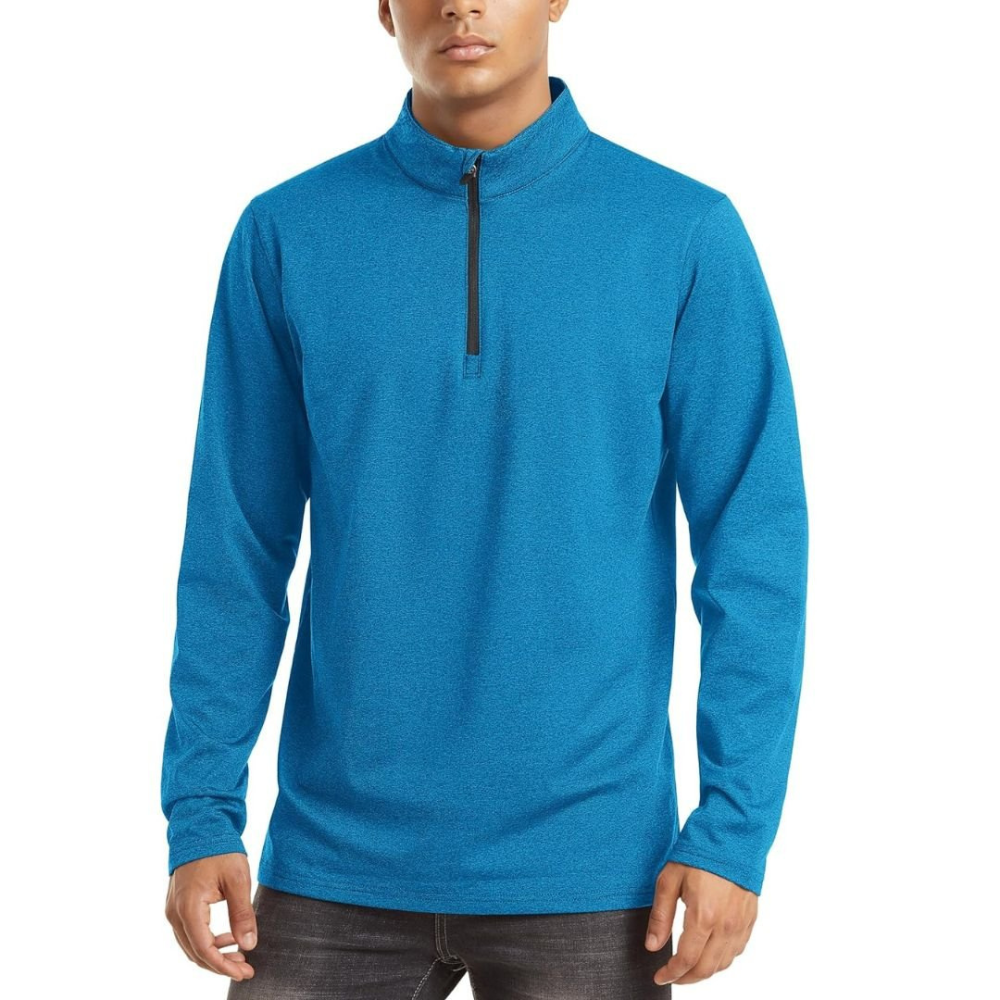 Men’s Technical Quarter Zip Stand Collar Shirt