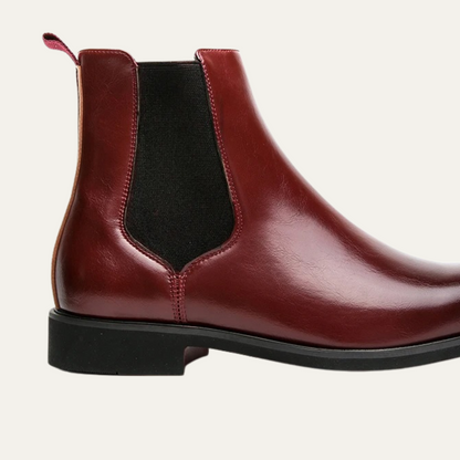 The Cobblestone Men’s Classic Ankle Slip On Leather Boots