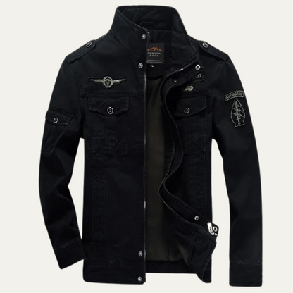 The Aberdeen Men's Trendy Cargo Cotton Jacket with Pockets