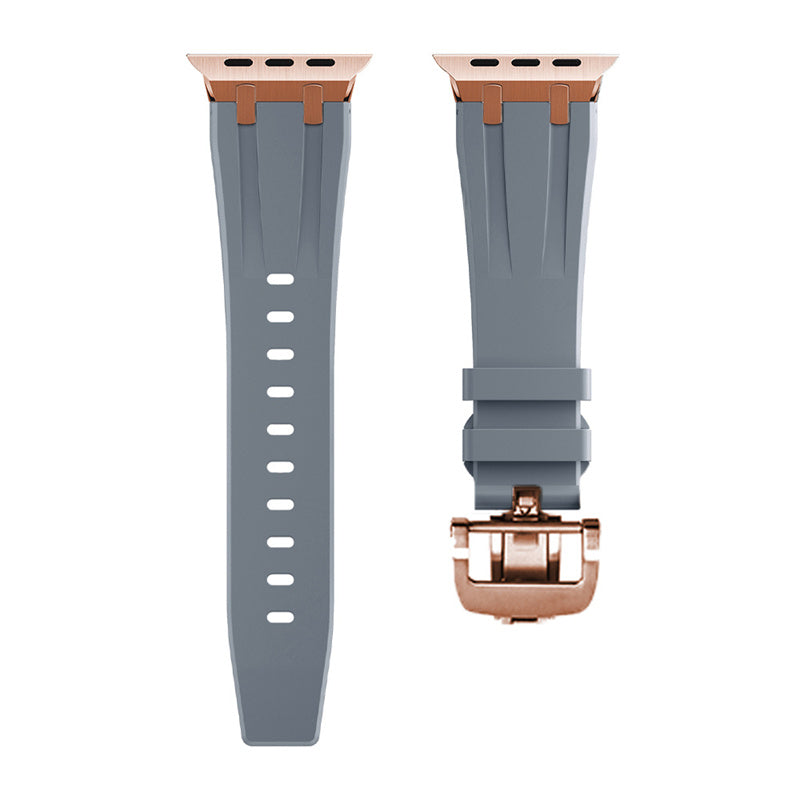 Durable Silicone Watch Strap With Secure Buckle