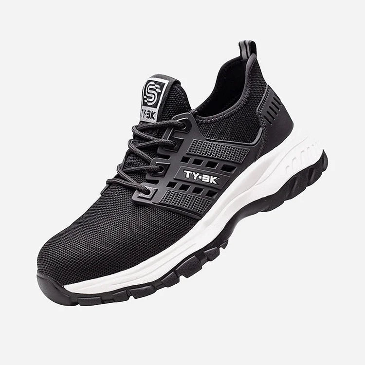 Men’s Mesh Lace Up Safety Work Sneakers