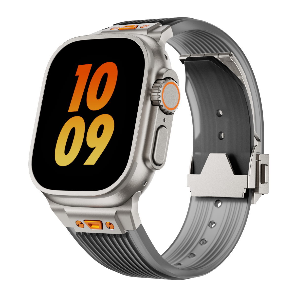 Clear Soft Apple Watch Silicone Strap Band