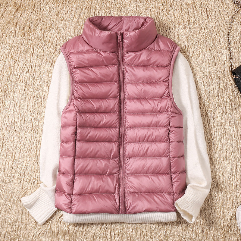 Warm Women's Down Quilted Vest