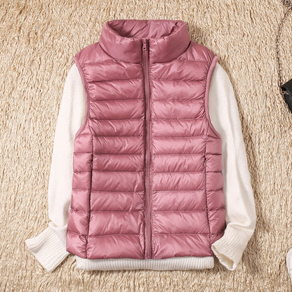 Warm Women's Down Quilted Vest