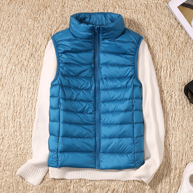 Warm Women's Down Quilted Vest