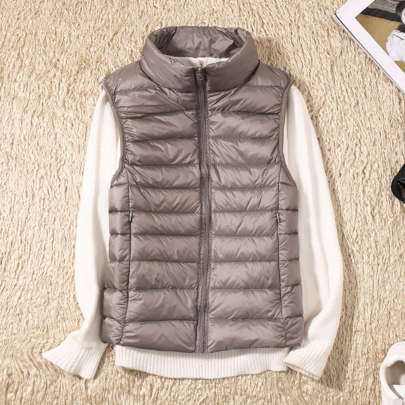 Warm Women's Down Quilted Vest