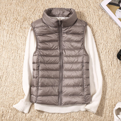 Warm Women's Down Quilted Vest