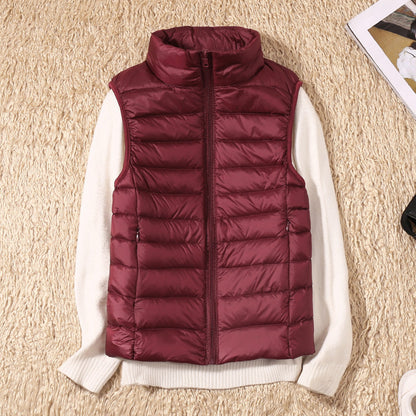 Warm Women's Down Quilted Vest
