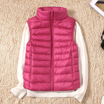 Warm Women's Down Quilted Vest