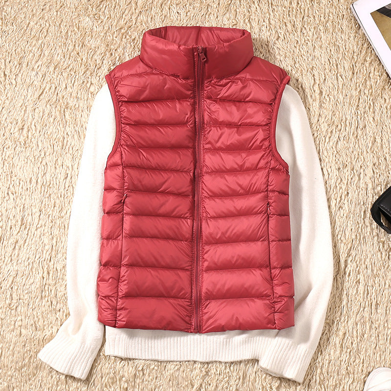 Warm Women's Down Quilted Vest