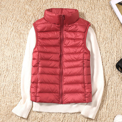 Warm Women's Down Quilted Vest
